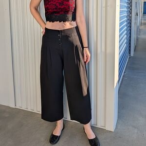 STAPLES wide leg high waist suiting pants trousers M 10